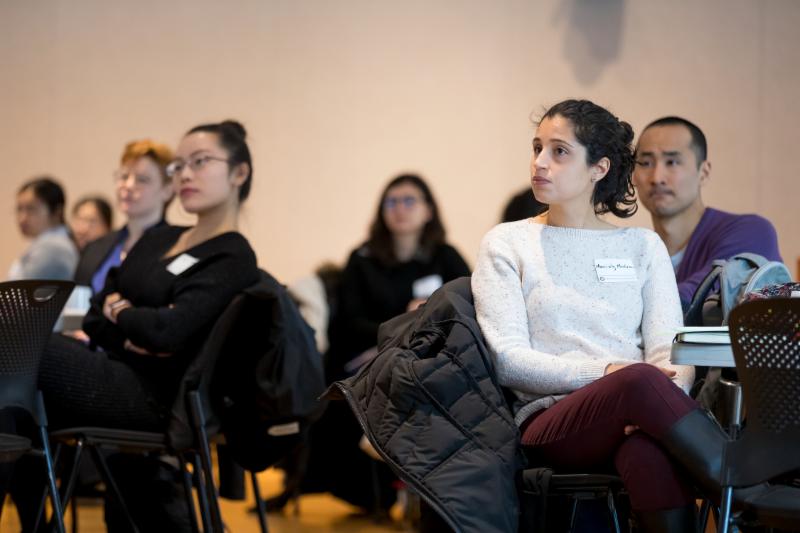Participants listen to presentations at the winter 2019 Pathways to Success event