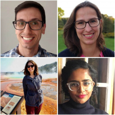 Collage of six photos of postdoctoral scholars
