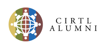 CIRTL Alumni banner with a colorful world overlaid with human figures